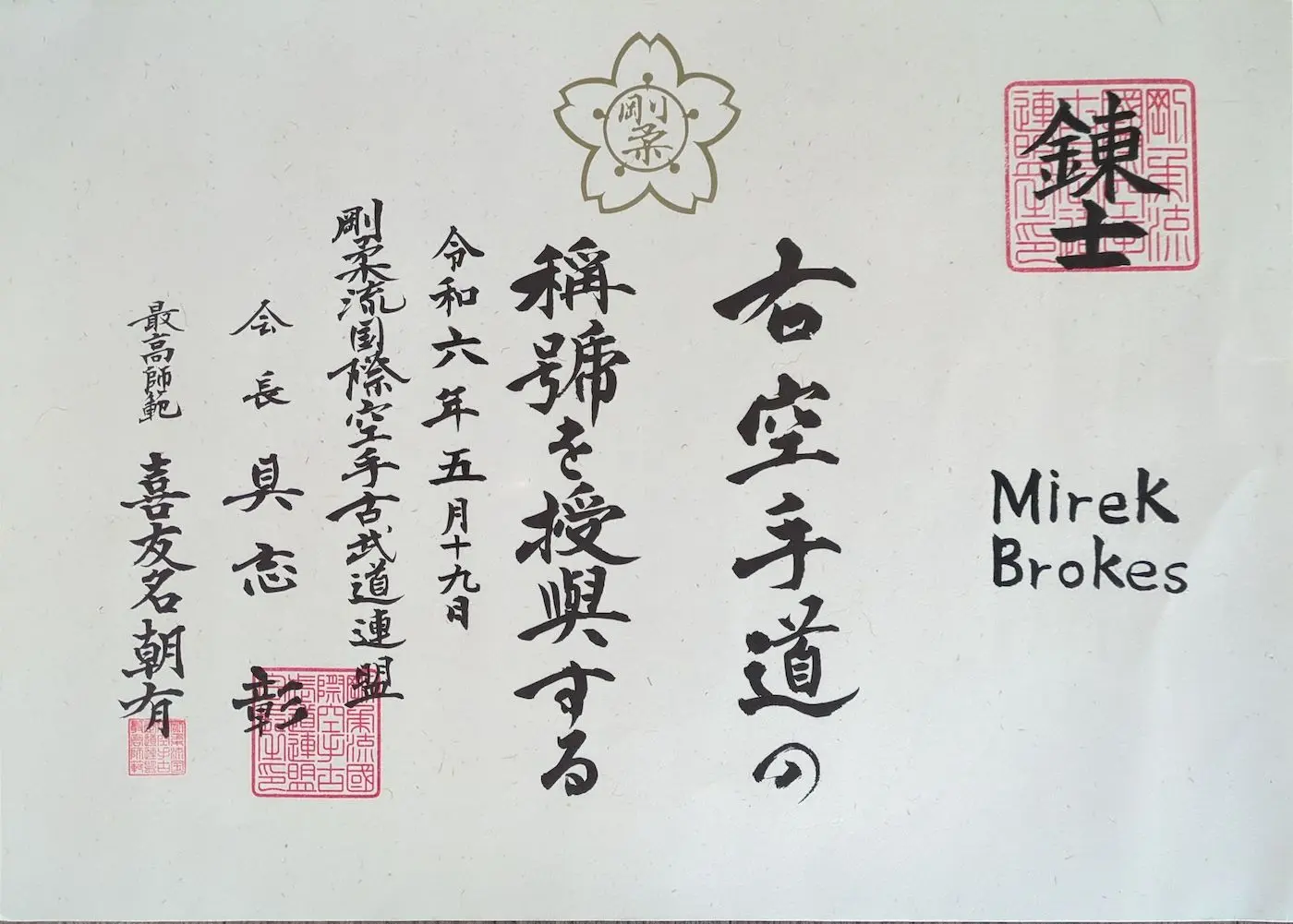 Renshi karate